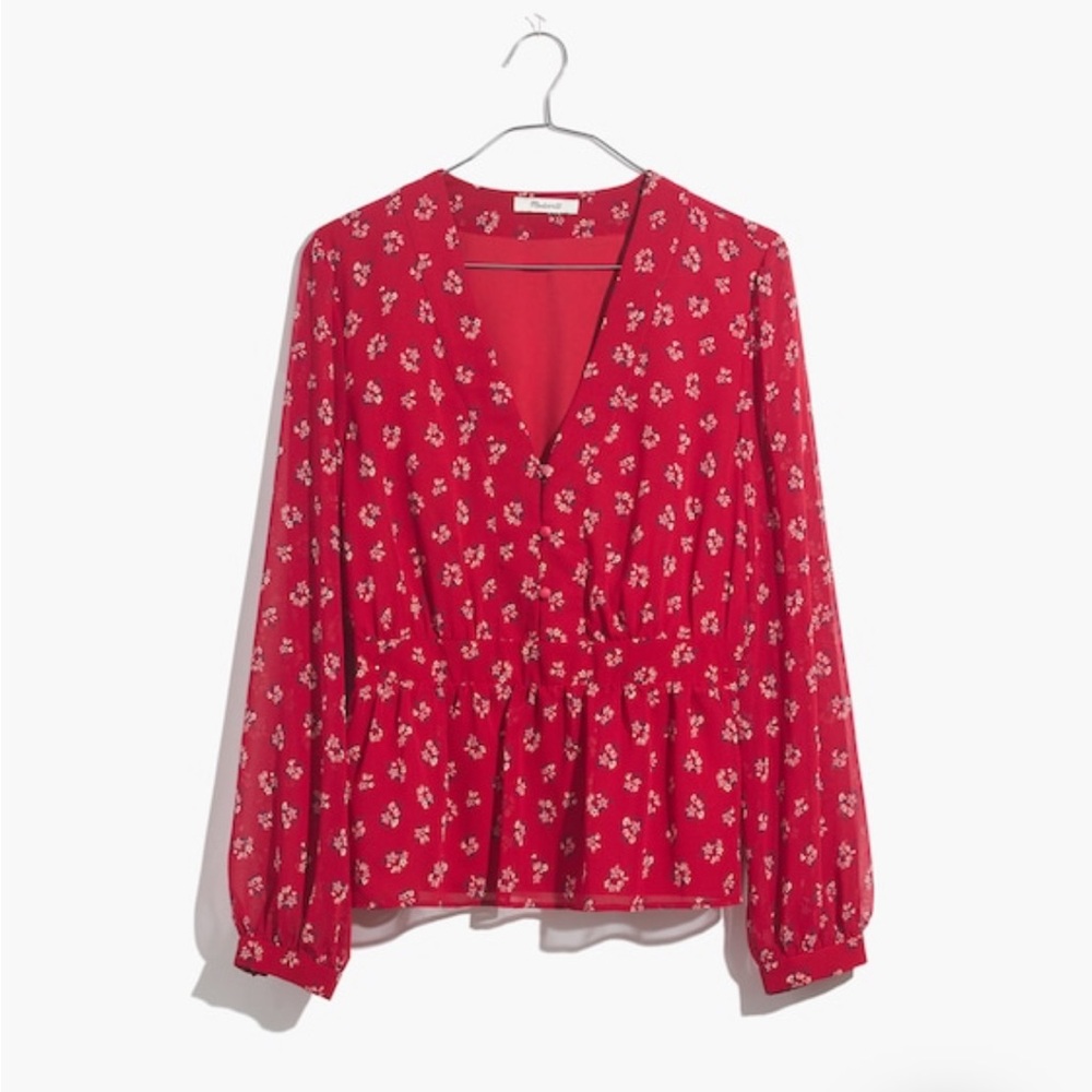 Madewell Peplum Top